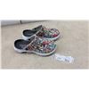 Image 1 : Skechers Foamies Ultra Go Clogs with Multicolor Dog Print Pattern, Size 8