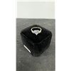 Image 2 : 925 Sterling Silver 2.0 Carat Heart Cut Simulated Diamond Trinity Ring with Pearl Sidestones and
