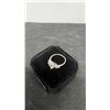 Image 3 : 925 Sterling Silver 2.0 Carat Heart Cut Simulated Diamond Trinity Ring with Pearl Sidestones and