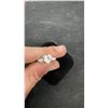 Image 4 : 925 Sterling Silver 2.0 Carat Heart Cut Simulated Diamond Trinity Ring with Pearl Sidestones and