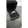 Image 2 : Platinum Plated 1.0 Carat Simulated Diamond Cubic Zirconia Man's Ring, Resizeable
