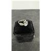 Image 2 : Platinum Plated 5.0 Carat Simulated Diamond Cubic Zirconia Tri-Band Ring, Resizeable
