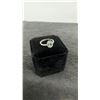 Image 2 : 1.0 Carat Oval Cut Swiss Blue Topaz Ring in 925 Sterling Silver with White Gold Overlay Resizeable