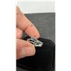Image 4 : Platinum Plated 1.0 Carat Each Heart Cut Blue Simulated Diamond Double Heart Ring Size 7