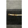Image 2 : 18K Gold Plated 2.5mm Princess Cut Simulated Diamond CZ Tennis Bracelet 7" - 8"