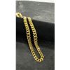 Image 2 : 14K Gold Plated 8.0mm Cuban Link Necklace, 18" Long
