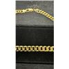Image 4 : 14K Gold Plated 8.0mm Cuban Link Necklace, 18" Long