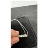 Image 3 : Platinum Plated 2.2 Total Carat Weight Simulated Diamond Heart Necklace, 16" - 18"