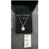 Image 1 : 5.0 Carat Simulated Diamond Solitaire Necklace in 925 Sterling Silver with White Gold Overlay