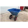 Image 3 : Poly Wheelbarrow w/Inflatable Rubber Tires