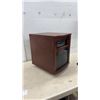 Image 4 : Omni GD9315BCW-NPJ 1500-Watt Infrared Quartz Heater with Wood Cabinet and Remote