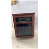 Image 5 : Omni GD9315BCW-NPJ 1500-Watt Infrared Quartz Heater with Wood Cabinet and Remote