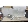 Image 1 : Facto FIE 934 White Pedestal Stand Fan & Disassembled Fan