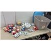 Image 1 : Assorted Light Bulbs Including Sylvania, Globe, NOMA, and More with Storage Tote
