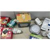 Image 6 : Assorted Light Bulbs Including Sylvania, Globe, NOMA, and More with Storage Tote