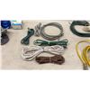 Image 3 : Assorted Extension Cords, Power Strips, Lumena LED Bulbs, Blue Lamps, and More