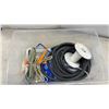Image 4 : Assorted Electrical Supplies, Junction Boxes, Outlets, Switches, Light Bulbs, Trailer Plug and More