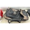 Image 2 : Budweiser 24-Pack Cooler Bag, Double a Transport Camo Wheeled Duffel Bag, Car Cover ? And More