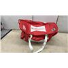 Image 5 : Budweiser 24-Pack Cooler Bag, Double a Transport Camo Wheeled Duffel Bag, Car Cover ? And More