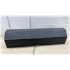Image 4 : Alpine Dual Speaker Enclosure with Full-Range Coaxial Speakers and Metal Grilles 8 1/4 x 33 x 6