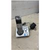 Image 3 : Panasonic DECT 6.0 Cordless Phone System with Answering Machine, Three Handsets, and Cradles