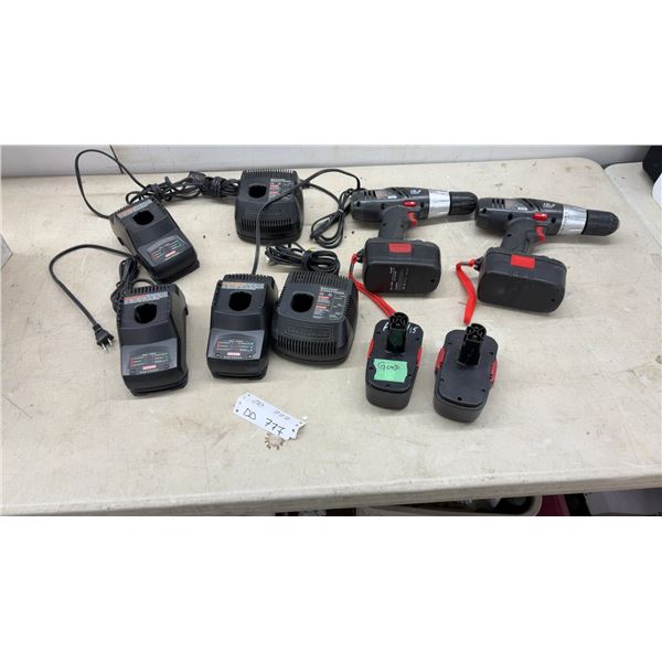 Craftsman 19.2-Volt C3 Cordless Drills, Batteries, Chargers and More