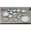 Image 1 : Snowhite Johnson Bros Dinnerware Set, Made in England, 54 Pieces