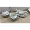 Image 4 : Snowhite Johnson Bros Dinnerware Set, Made in England, 54 Pieces