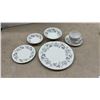 Image 9 : Snowhite Johnson Bros Dinnerware Set, Made in England, 54 Pieces
