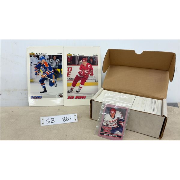 1991-92 Upper Deck Hockey Card Set, Photo Card -Eric Lindros and 2 Pictures