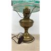 Image 2 : Aladdin Model 11 Brass and Nickel Gas Lamp, Electrified, 1922-1928