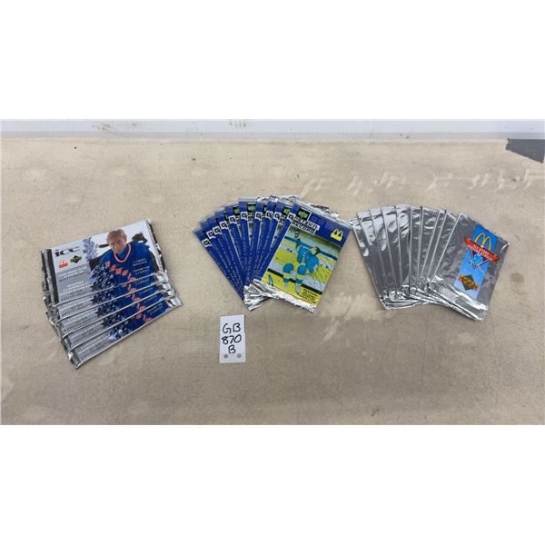 Mac's Upper Deck Hockey Card Packs: 10 x 1991 All Stars, 5 x 1997 Ice Gretzky, and 10 x 1999