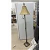 Image 1 : Antique Steel Floor Lamp by Crown Manufacturing, 1920s