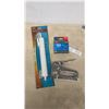 Image 1 : Heavy-Duty Door Closer, Heavy-Duty Stapler, and Staples