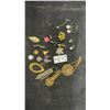 Image 1 : Assorted Costume Jewelry Pendants, Earrings, Charms, Brooch, and More