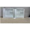 Image 1 : Two White Plastic Drawer Cutlery Tray Organizers 21 x 23 1/2"