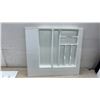 Image 3 : Two White Plastic Drawer Cutlery Tray Organizers 21 x 23 1/2"