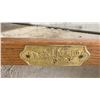 Image 3 : Ducks Unlimited Canada Oak and Black Metal Glider Bench, 30 1/2 x 42 x 21 1/2"