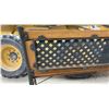 Image 7 : Ducks Unlimited Cast Iron and Wood Garden Bench with Duck Motif Lattice Back 29 x 49 x 21"
