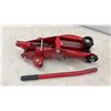 Image 4 : Red Hydraulic Floor Jack with Pair of 3-Ton Yellow Jack Stands