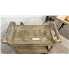 Image 5 : Three-Tier Poly Rolling Utility Cart with Dual Handles 36 x 31 x 16"