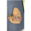 Image 4 : Set of Three Carved Wooden Face Sculptures on Natural Driftwood, Largest 12"