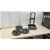 Image 1 : At Cart Folding Hand Dolly Three Replacement Wheels, Approx 11 3/4"
