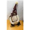 Image 3 : Collection of Decorative Fabric Snowman Dolls with Knitted Hats and Scarves and More