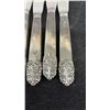 Image 4 : Wallace Sterling, International Sterling Co. Knives Northern Lights, Rose and Hoan of Arc Patterns