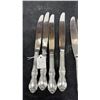 Image 5 : Wallace Sterling, International Sterling Co. Knives Northern Lights, Rose and Hoan of Arc Patterns