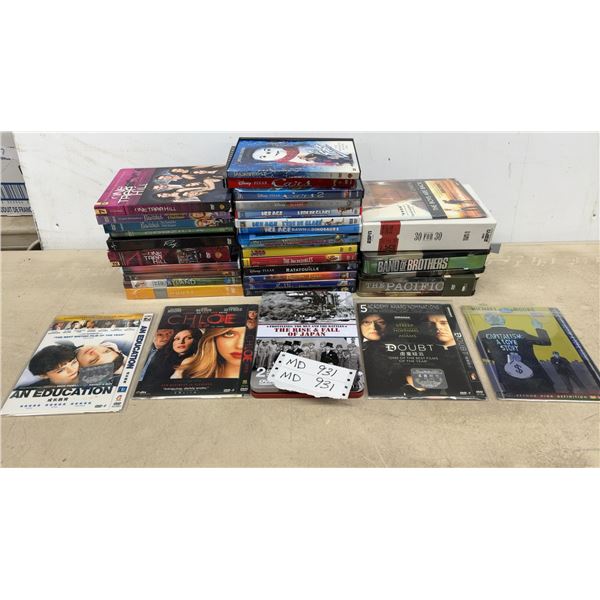 30 and More DVD's