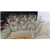 Image 5 : Chalet Style Glass, Sugar, Egg and Creamers Ceramic Cups and More