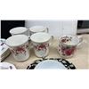 Image 8 : Teacups with Saucers and Ansley, Roslyn, Royal Albert and More