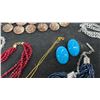 Image 6 : Costume Jewelry Necklaces and a Pair of Earrings